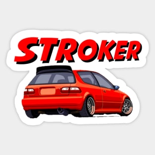 Stroker Sticker